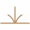 Ekena Millwork Richland Timber Gable Bracket, Western Red Cedar, 96"W x 56"H x 1 1/2"D x 3 1/2"F, 14/12 Pitch GBW096X56X0204RIC00SWR - alternate 1